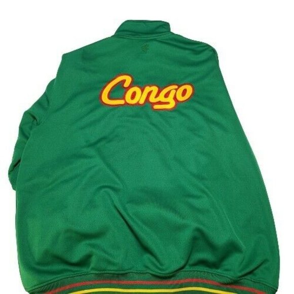 Team Roc Congo Men's Zip-up Green Jacket Size 2XL - Picture 10 of 11